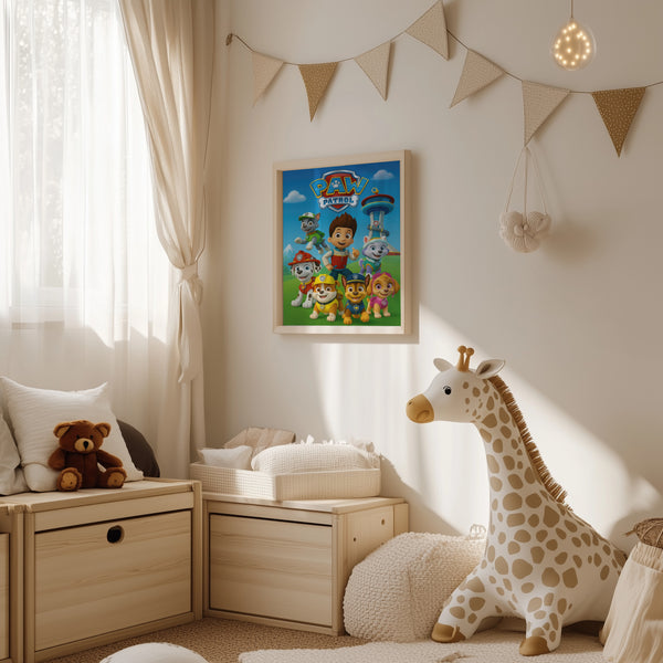 Paw Patrol Childrens Poster
