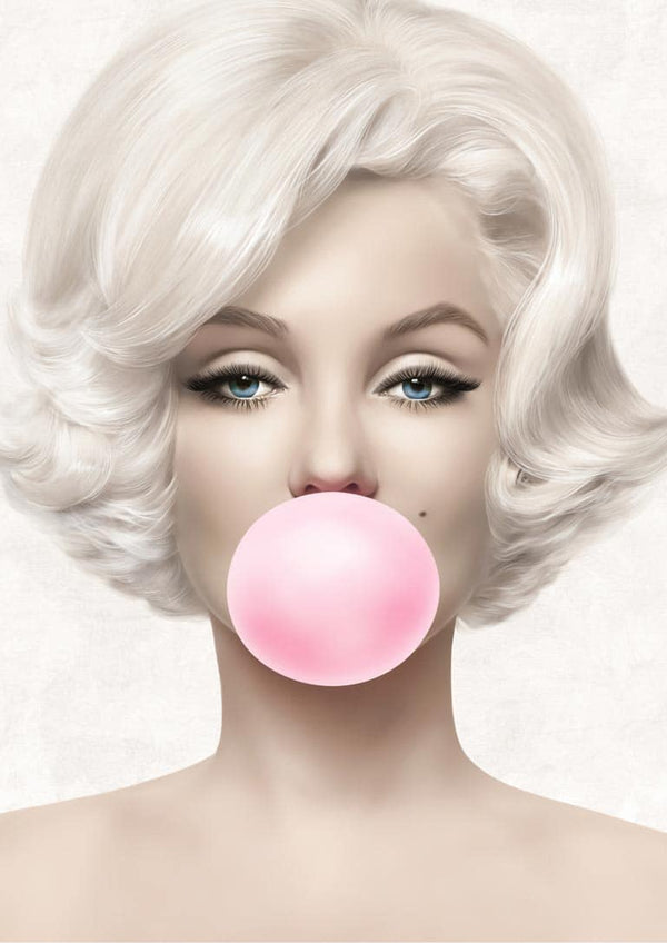 Bubblegum Marilyn Monroe poster
