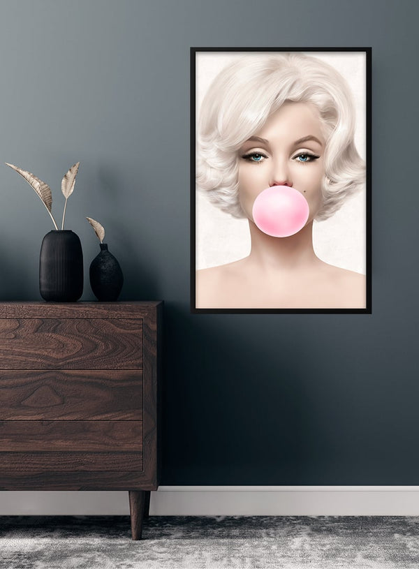 Bubblegum Marilyn Monroe poster