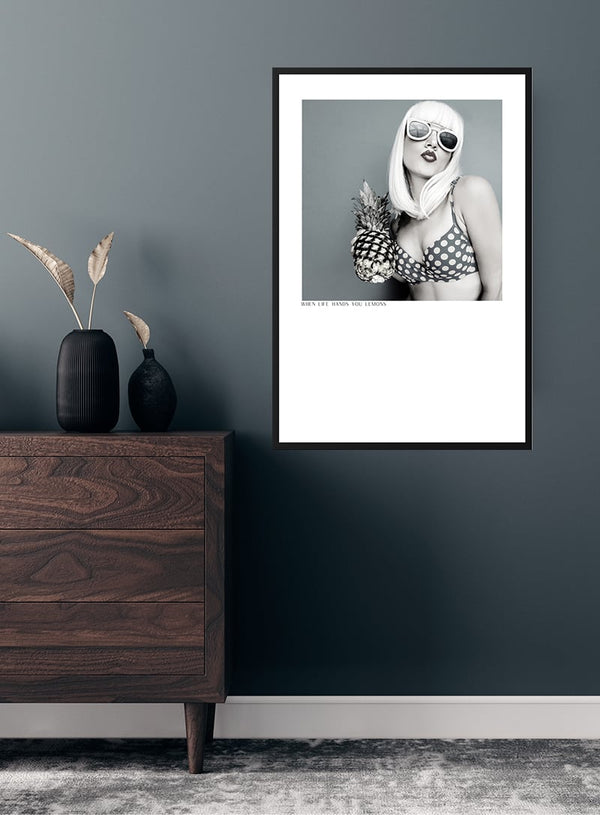 When life hands you lemons poster