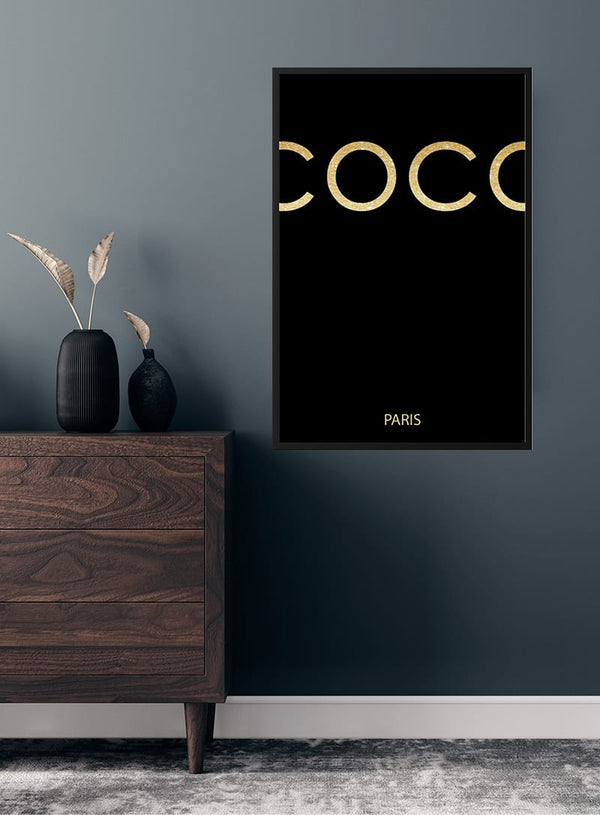 Black COCO poster