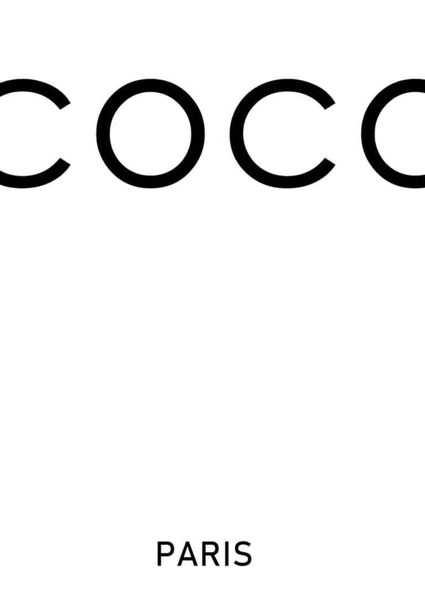White COCO poster