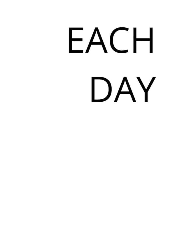 I love you each day poster