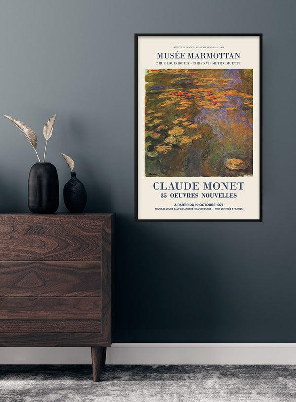Claude Monet musée marmottan poster