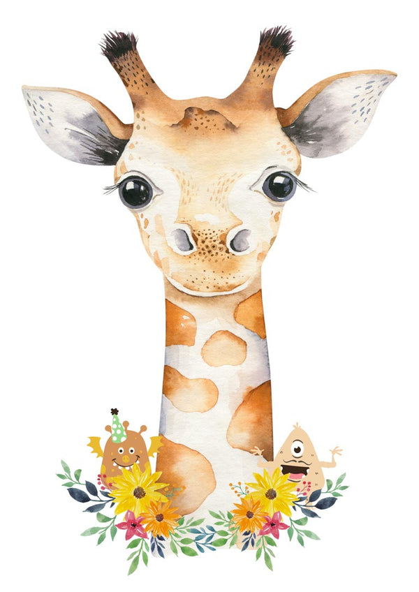 Sød giraf poster til børn #2