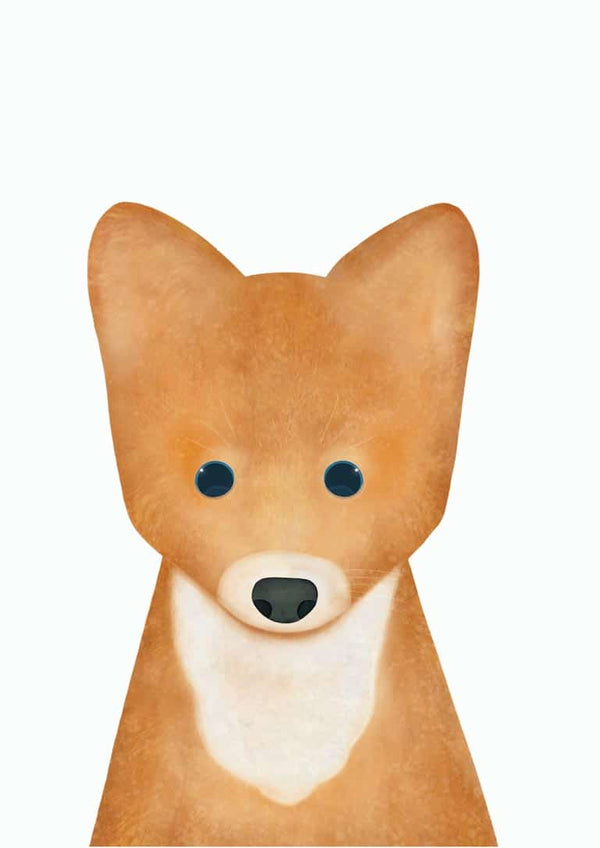 Sød ræv poster til børn