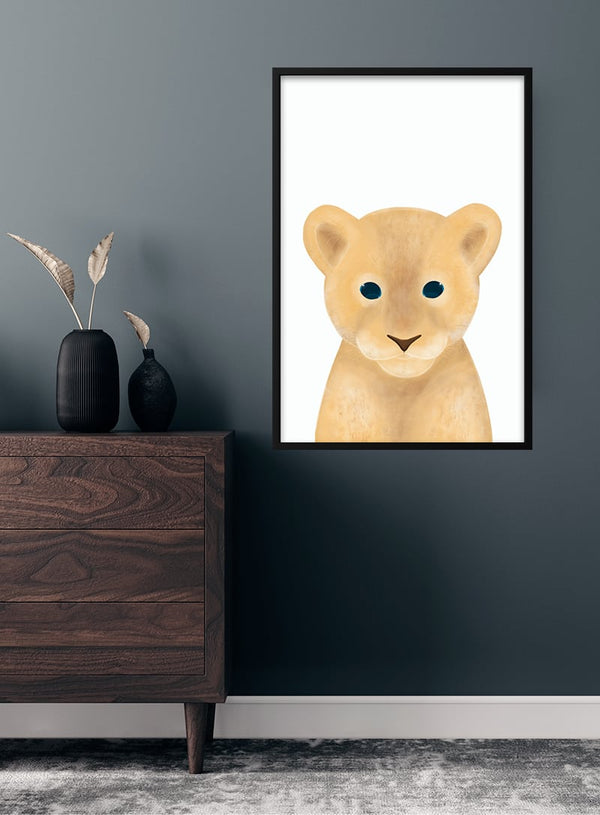 Sød løve poster til børn