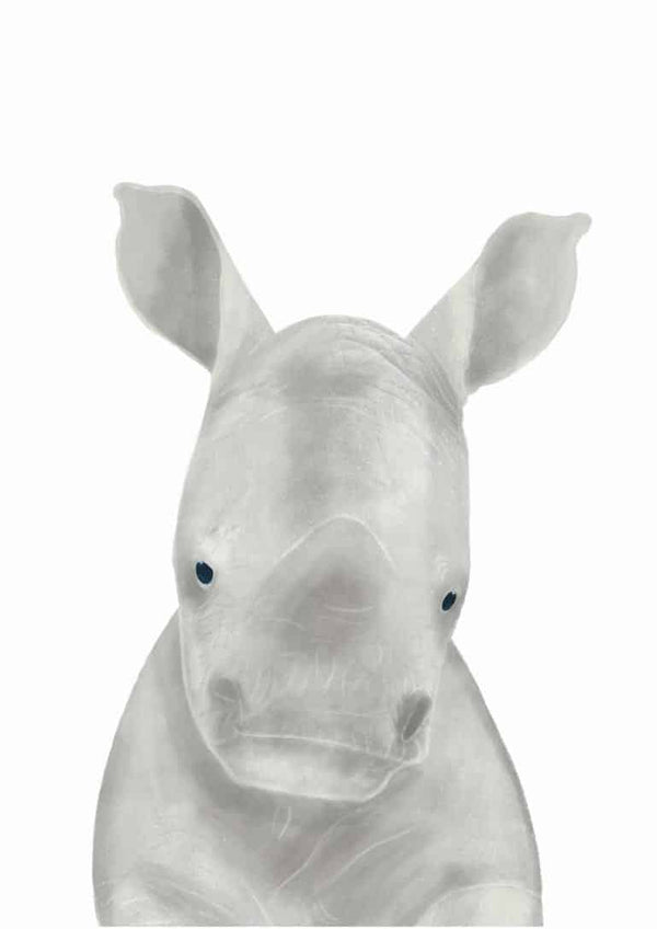 Sød næsehorn poster til børn