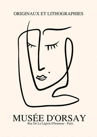 Picasso Inspired face imaginaires poster