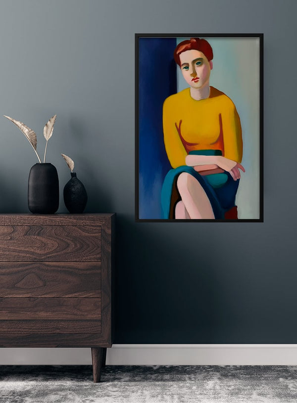 VILHELM LUNDSTRØM- Portrait of Hanne poster