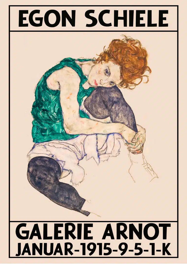Egon Schiele - Galerie Arnot 1915 Poster