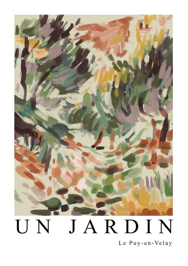 Matisse Inspired Un Jardin Poster