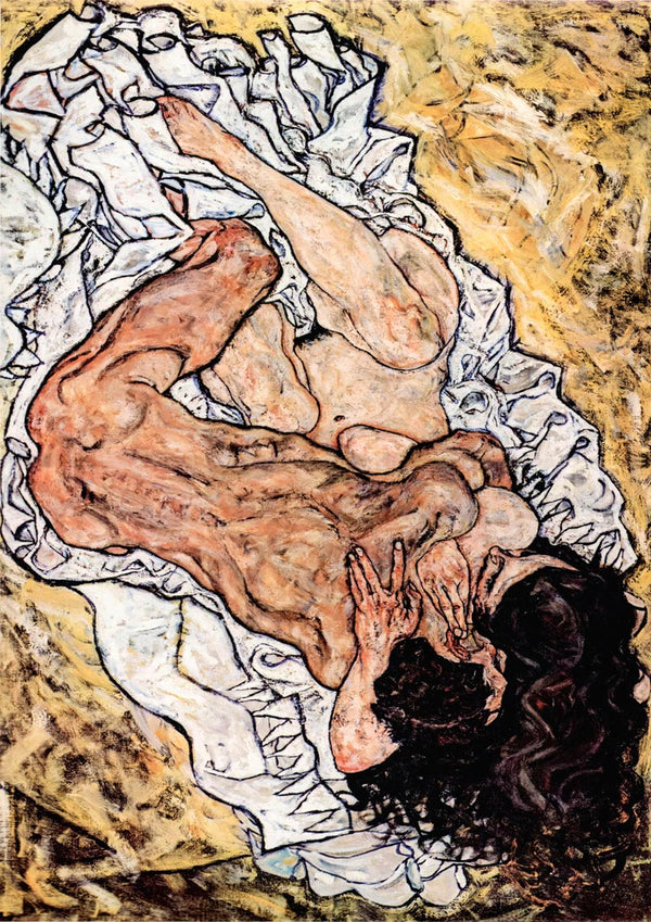 Egon Schiele -The Embrace Poster