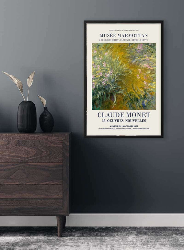 The Path through the Irises, by Claude Monet