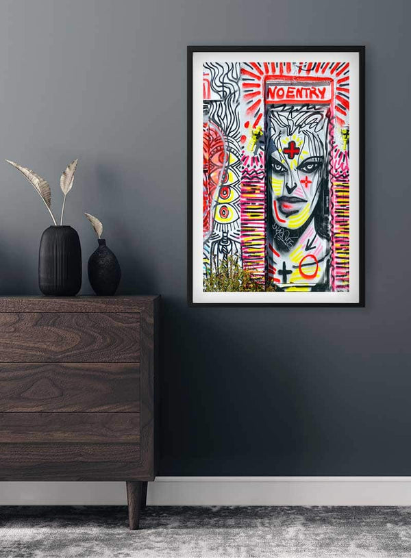 No Entry - Street Art Poster