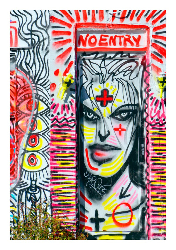 No Entry - Street Art Poster