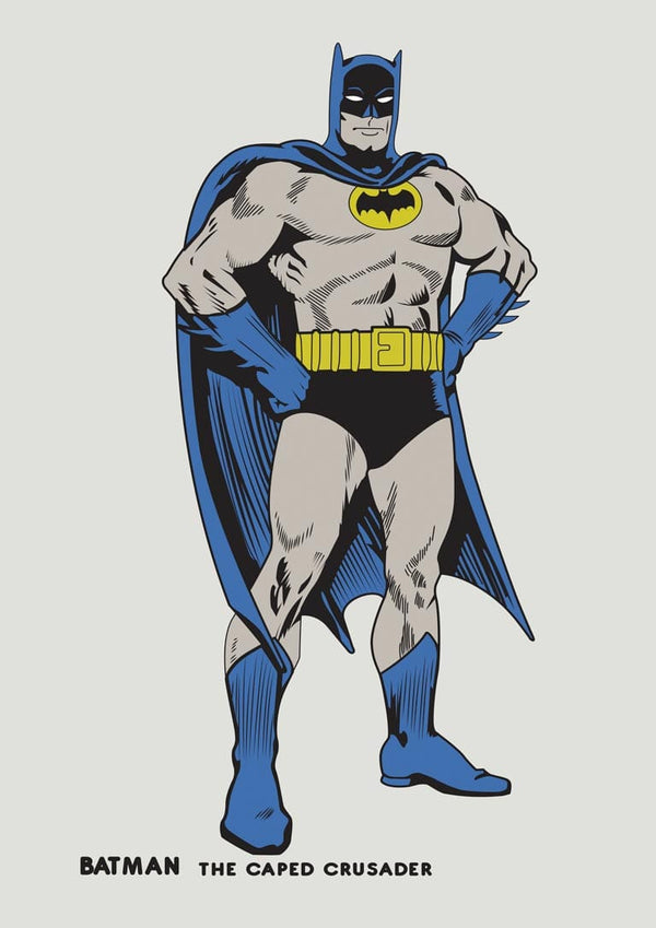 Retro Batman Poster