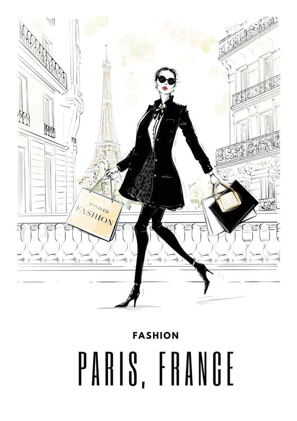 Fashion in Paris Poster