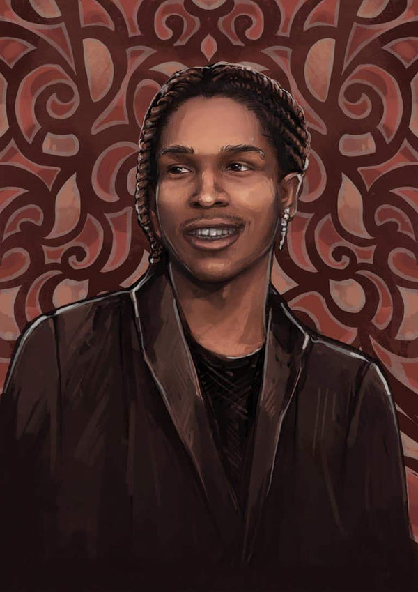 Asap Rocky Dark Art Poster