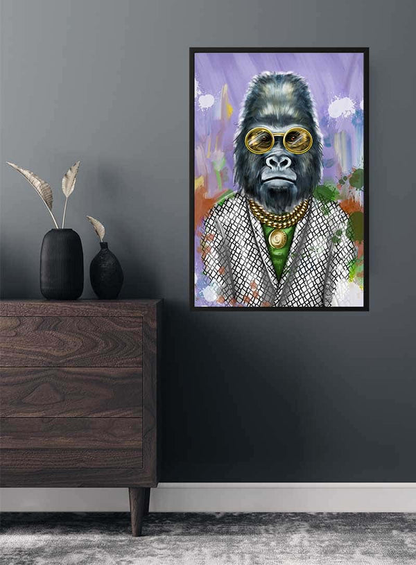 Artsy Gorilla Poster