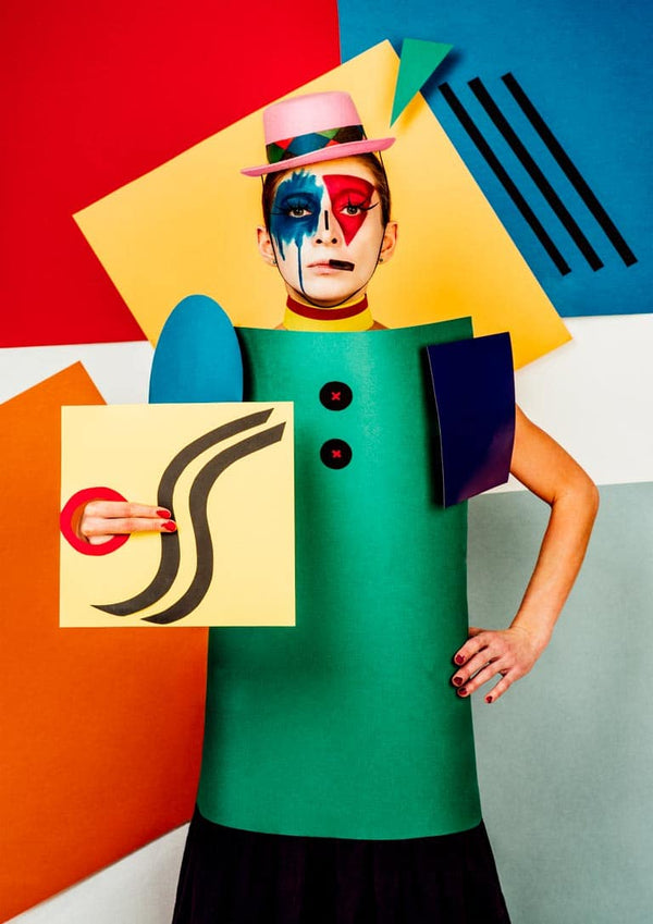Suprematist portrait of Lena Naymkina Poster