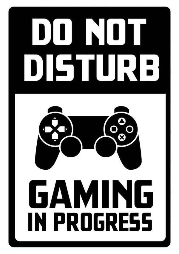 Do Not Disturb Gamer Poster