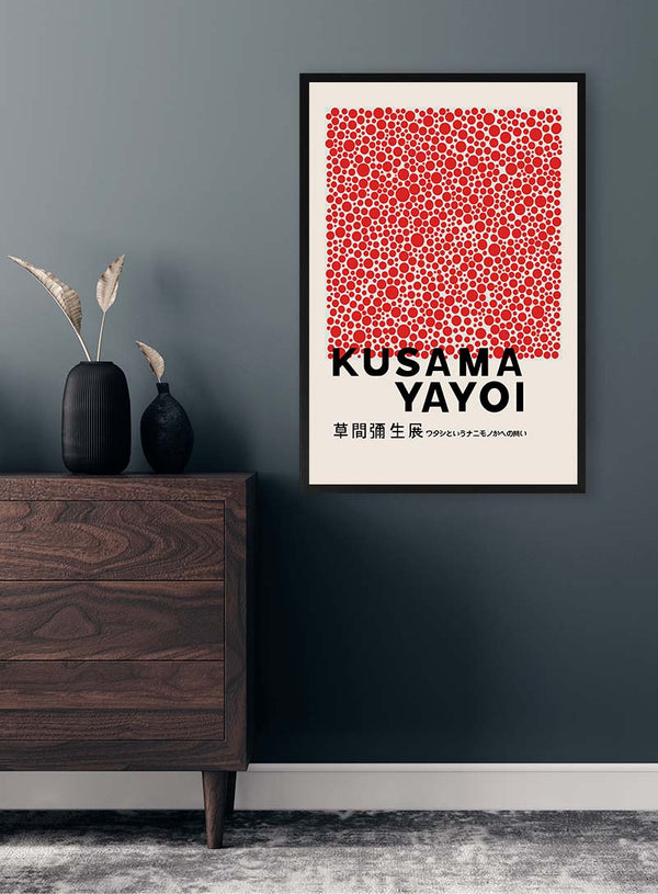 Yayoi Kusama - Red Dots Poster