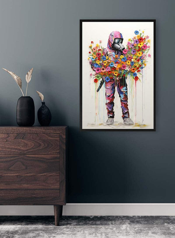 Soldier of Peace - Inspired on Banksy Poster