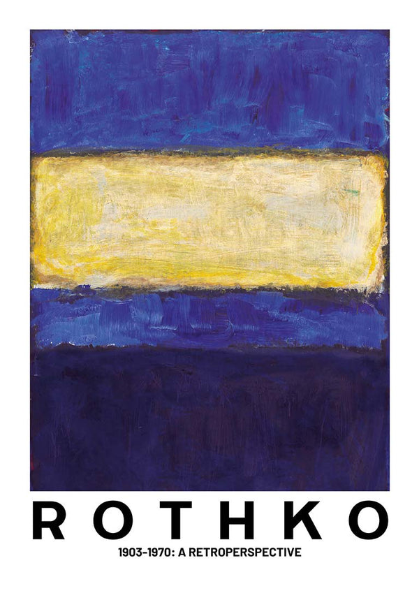 Rothko Yellow on Blue