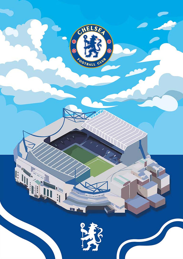 Stamford Bridge Chelsea Football Poster