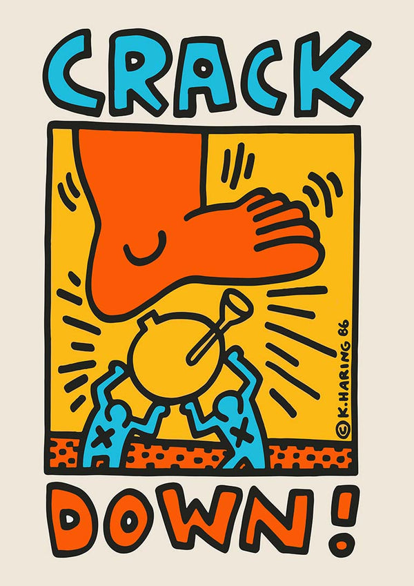 Crack Down - Keith Haring