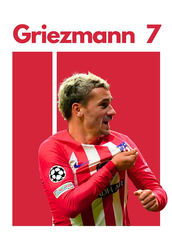 Antoine Griezmann Football Poster