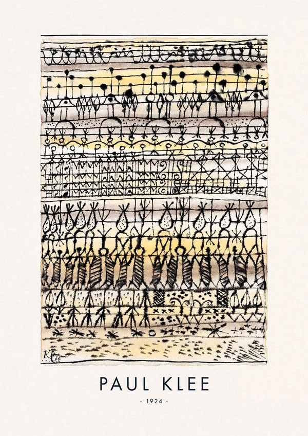 Cooling in a hot zone garden 1924 - Paul Klee