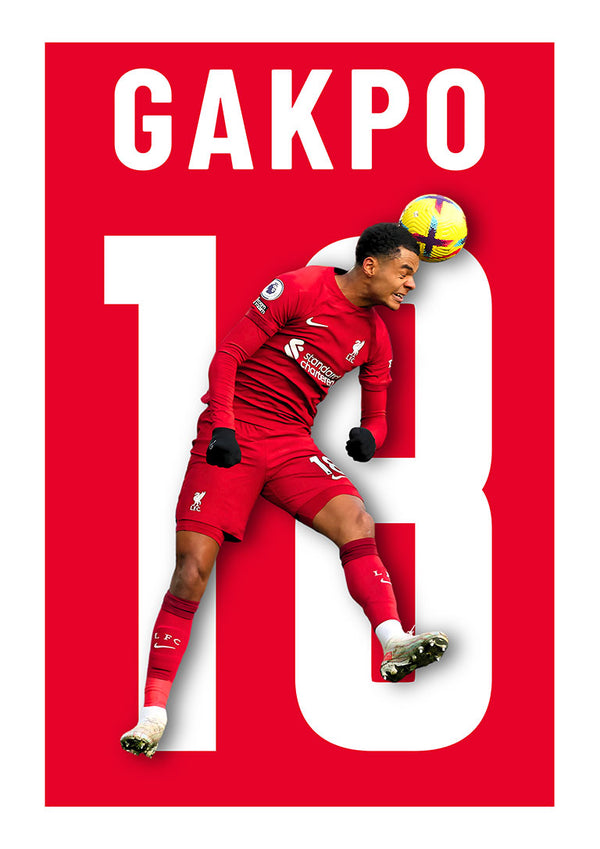Cody Gakpo- Liverpool Football Poster
