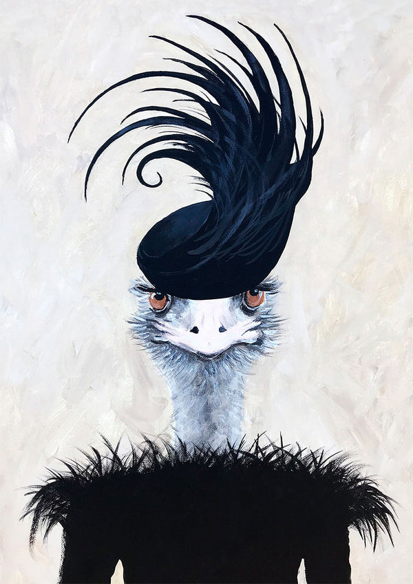 Ostrich With Feathers - Coco de Paris
