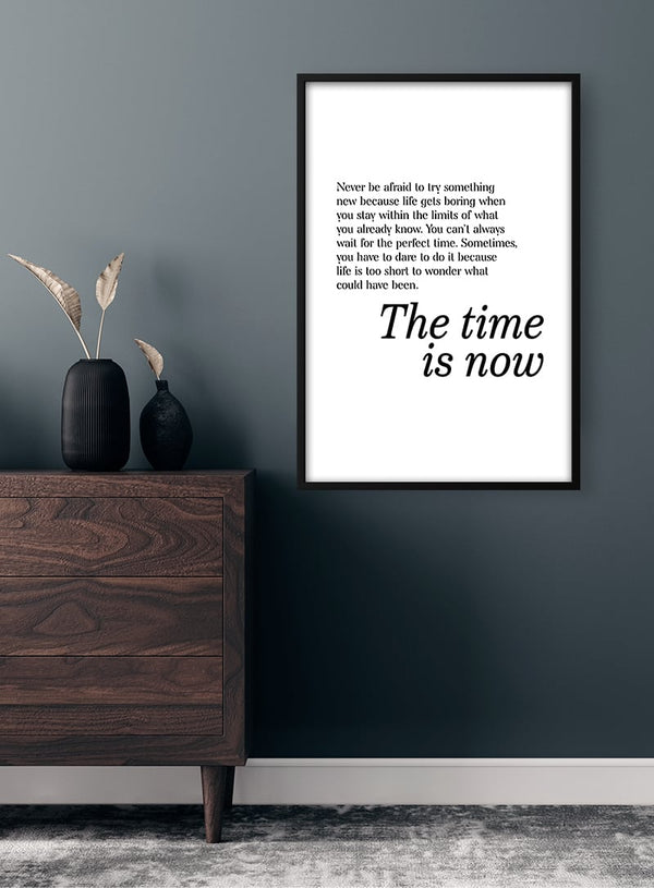 The Time Is Now Poster