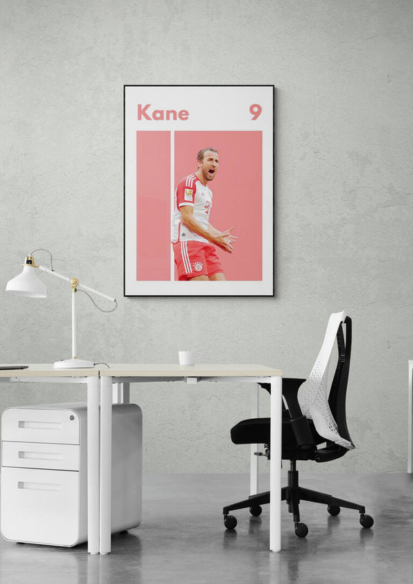 Harry Kane Bayern Football Poster