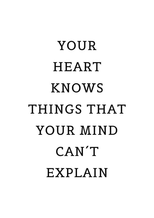 Your Heart Knows Poster