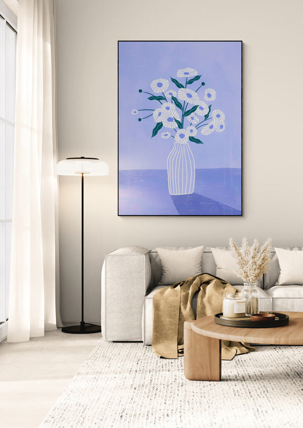 Flowers In Blue - Bea Muller