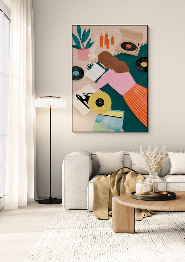 Record Playing - Bea Muller