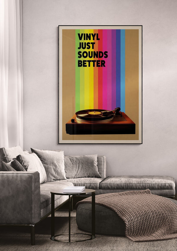 Vinyl Just Sounds Better - Wallchart