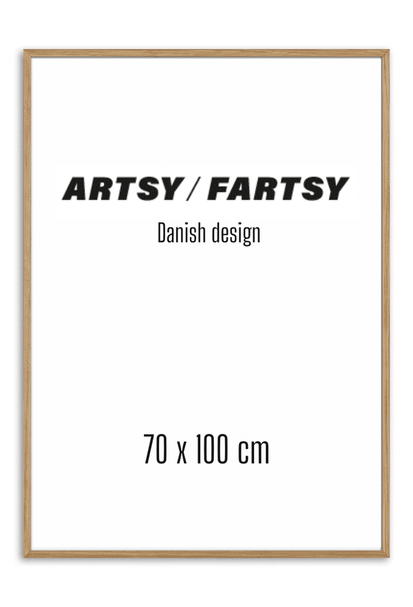 Solid oak frame 70x100 cm