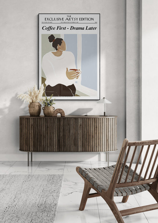 Coffee First - Drama Later White Edition