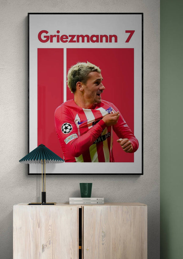 Antoine Griezmann Football Poster