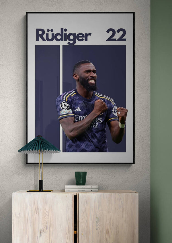 Antonio Rüdiger Football Poster