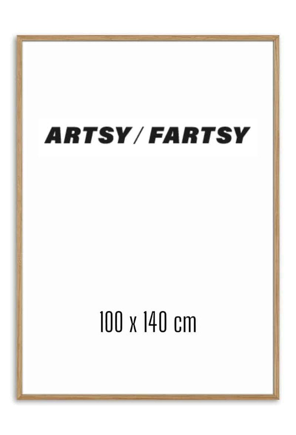 Solid oak frame 100x140 cm