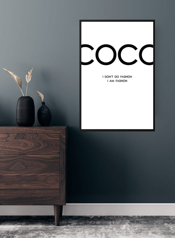 Klassisk Coco Chanel poster