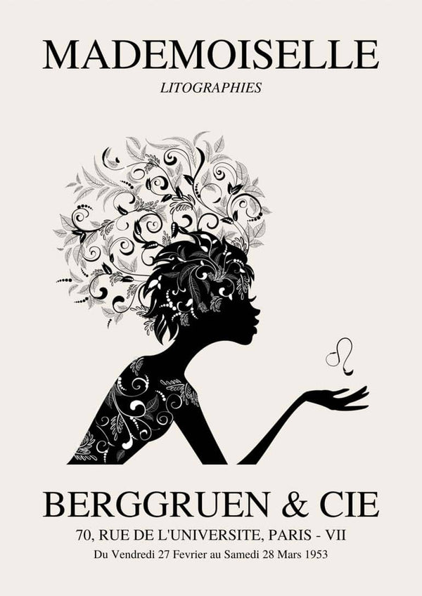 Mademoiselle exhibition #1 poster