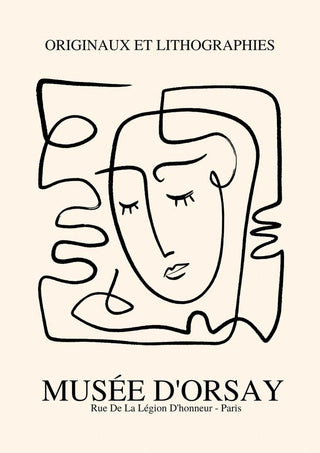 Picasso Inspired face imaginaires poster