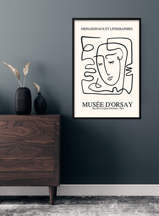 Picasso Inspired face imaginaires poster